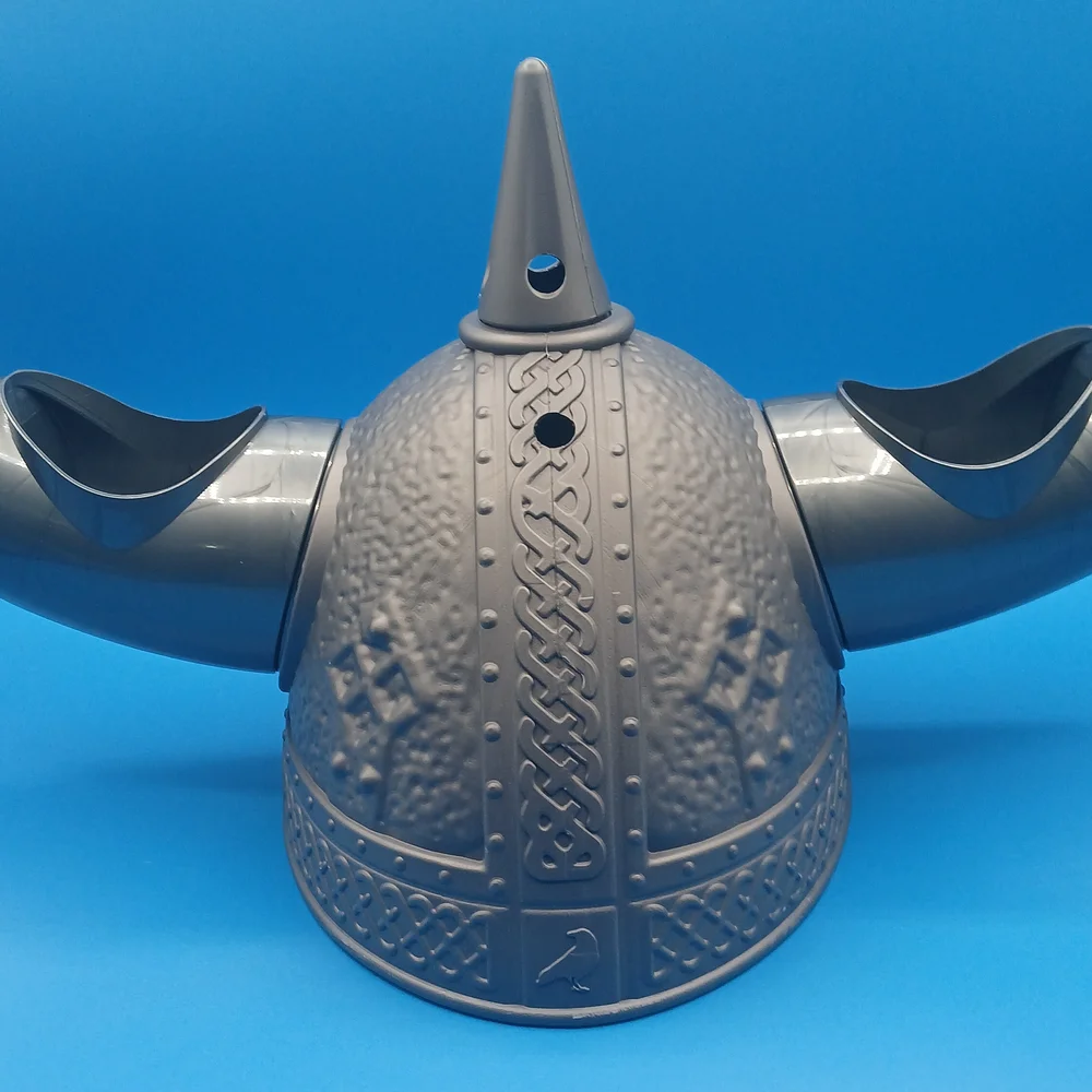 BLKSMITH Silver Viking Beer Helmet